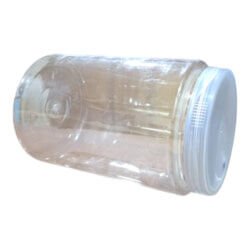 Plastic Sample Container 1500mL with Screw Cap Right Side