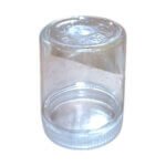 Plastic Sample Container 250mL with Screw Cap Back Side