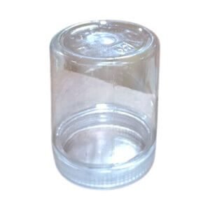 Plastic Sample Container 250mL with Screw Cap Back Side