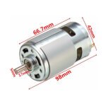 RS775 DC Motor 12V 21000RPM High Speed Double Bearing Copper Motor - Image 2