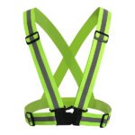 Reflective Safety Harness Vest Green Color