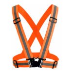 Reflective Safety Harness Vest Orange Color