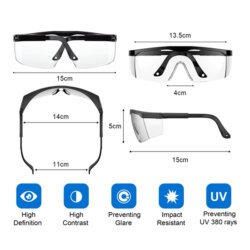 Safety Glass Eye Protection Goggles EN166