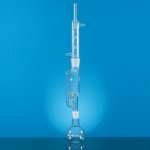 Soxhlet Apparatus 500mL Glass Made Extractor Blue Background