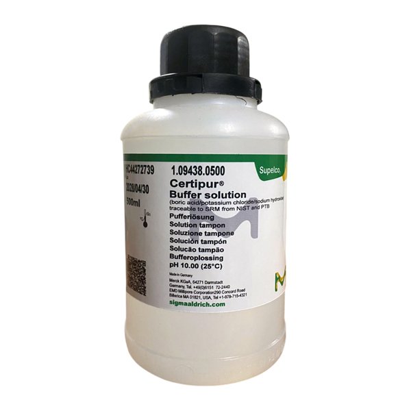 Buffer Solution pH 10.00 Merck 500ml Buffer Solution pH 10.00 Merck 500mL