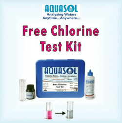 Free Chlorine Test Kit 200 Test Aquasol in Labtex BD