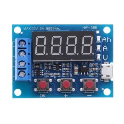 HW586 1.2v 12v 18650 Li-ion Lithium Battery Capacity Tester Resistance Lead Acid Batteries Capacity Meter Discharge Tester Module 3rd