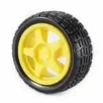 Rubber Wheel for BO Motor (65mm X 26mm) 1 Pcs - Image 3