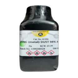 Zinc Metal Dust Powder 500g Research Lab