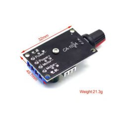 CA-103A PWM DC Motor Speed Controller Back Part Details.