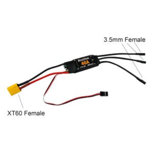 Motor Speed Controller ESC 40A LIPO 2-4S for Brushless Motor
