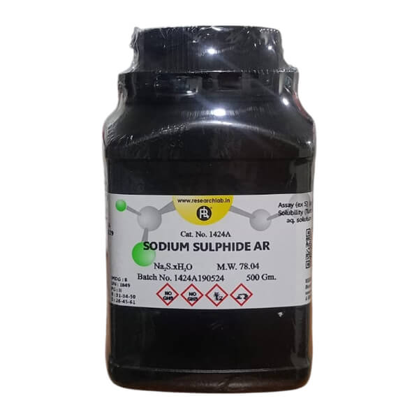 Sodium Sulphide 500gm AR Grade Research Lab Sodium Sulphide 500gm AR Grade Research Lab