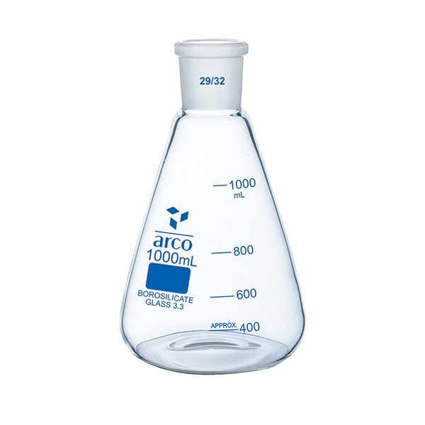 Arco Conical Flask 1000mL with Socket Neck Arco Conical Flask 1000mL with Socket Neck
