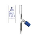 Arco Glass Burette 50mL Class A PTFE Needle Valve Type Opener Image