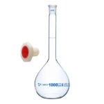Arco Volumetric Flask 1000mL with Plastic Stopper