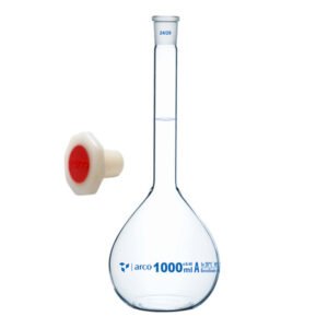 Arco Volumetric Flask 1000mL with Plastic Stopper