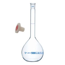 Arco Volumetric Flask 500mL with Plastic Stopper