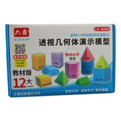 Plastic Geometric Model 12 Pcs 3D Shapes RP-11